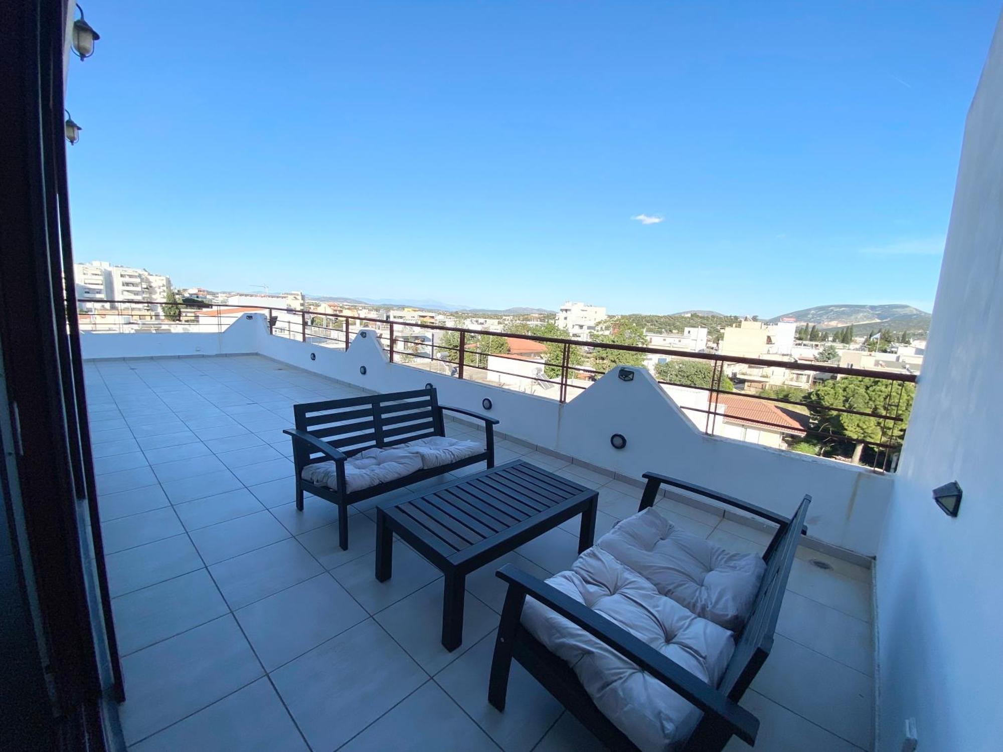 Luxury View Apartment 10Min From Athens Airport Koropíon Extérieur photo