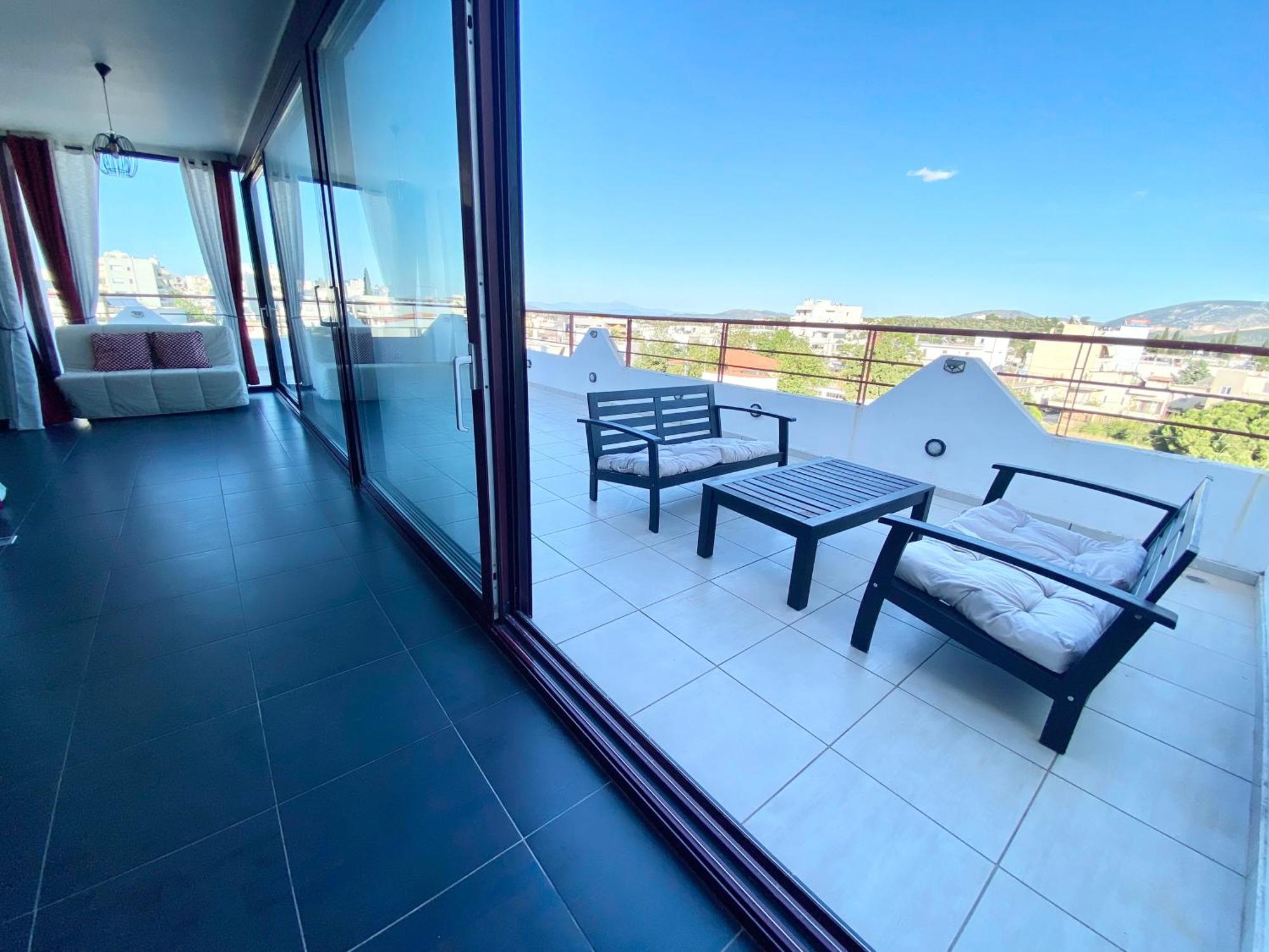 Luxury View Apartment 10Min From Athens Airport Koropíon Extérieur photo