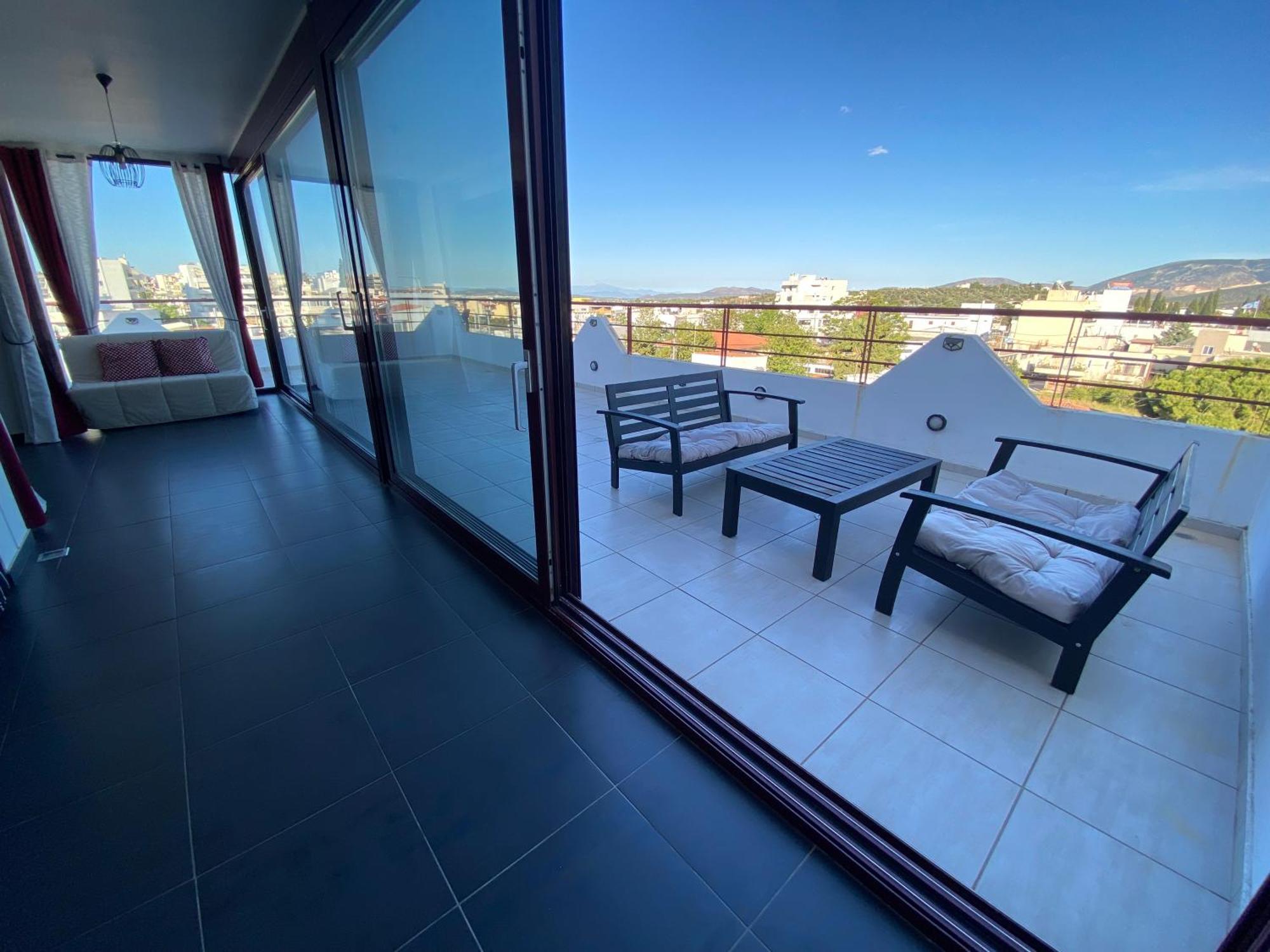 Luxury View Apartment 10Min From Athens Airport Koropíon Extérieur photo